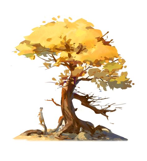 ArtStation - 大树素材第三期, yiru wang Fantasy Tree Drawing, Fantasy Tree, Seni Dan Kraf, Fantasy Background, Background Drawing, Tree Illustration, Digital Painting Tutorials, Tree Drawing, Landscape Drawings