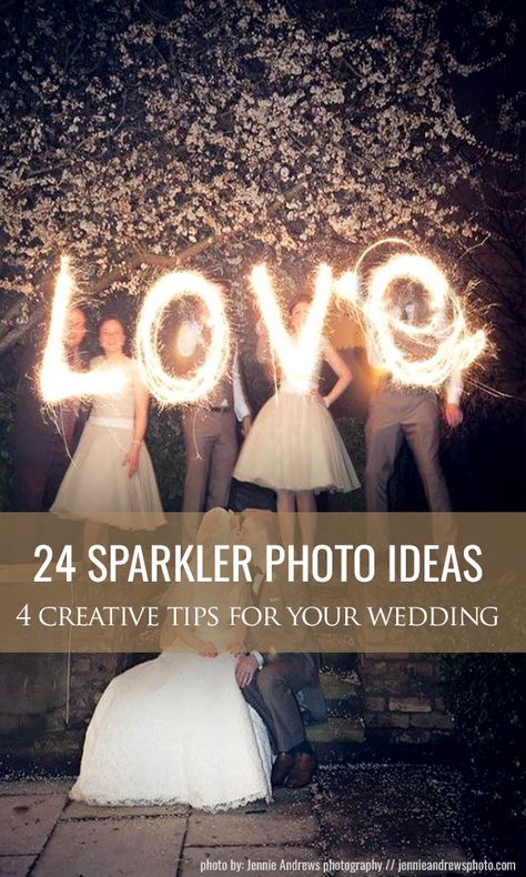 4 Sparkler Photo Ideas & Tips ❤ There are many ways to take amazing wedding sparkler photos but there are a few things you need to know first. See more: http://www.weddingforward.com/sparkler-photo-ideas-tips/ #weddings #photography Sparkler Photography Wedding, Evening Wedding Pictures, Sparkler Wedding Pictures, Sparklers Wedding Pictures, Sparkler Photos, Sparkler Pictures, Wedding Sparklers Photos, Sparkler Photography, Wedding Send Off