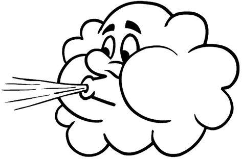 Windy Weather I began my lesson by assessing the students' previous knowledge. They are aware of the wind and it's effects on the s... Wind Drawing, Weather Symbols, Wind Of Change, Windy Weather, Surf Art, Photo Images, Cartoon Pics, Coloring Pictures, Quiet Book