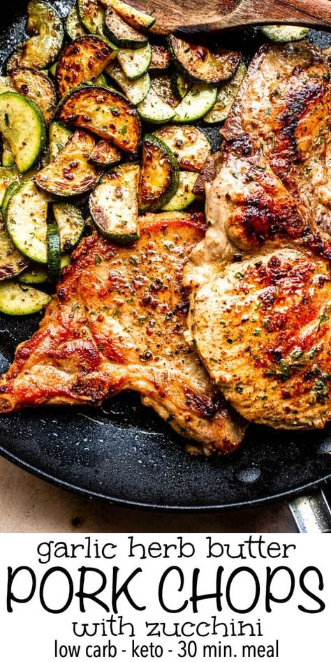 Healthy Dinner Pork Chops, Healthy Recipes Pork Chops, Pork Recipes For Dinner Healthy, Low Carb Meals Pork Chops, Pork Chop Dinner For 2, Pork Chop Dinner Recipes For Family, Low Carb Meals Easy Dinners Pork, Pork Chops Zucchini Recipes, Pork Chops Asparagus