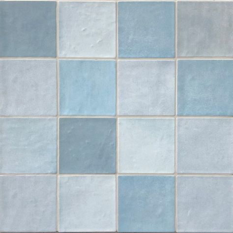 Blue Square Tile, Perini Tiles, Tiles Showroom, Blue Bathroom Tile, Richmond Melbourne, Beige Tile, Tile Showroom, Outdoor Bathrooms, Tile Companies