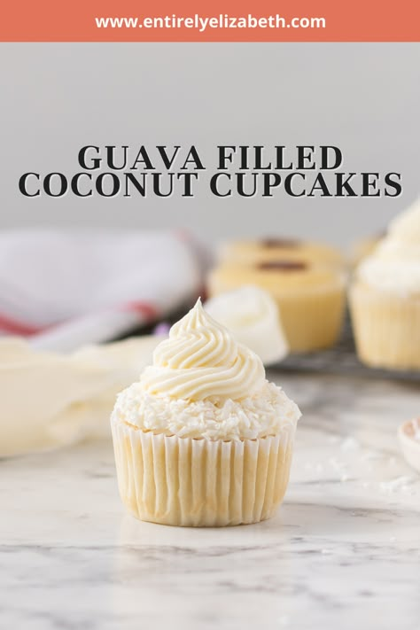 Guava Buttercream Recipe, Guava Cream Cheese Frosting, Dirty Dessert, Baked Goods To Sell, Guava Butter, Adult Cupcakes, Guava Cupcakes, Guava Desserts, Guava And Cream Cheese