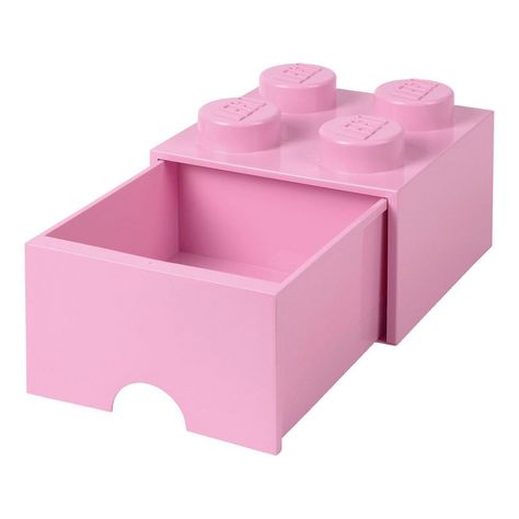 Fun and iconic storage! With this LEGO storage box, kids will have fun while tidying up their rooms. Sort your toys, decorate, play and have fun with the boxes! The LEGO brick drawer is stackable, just like the original LEGO brick, and fits with the LEGO storage brick system. Safe and practical: material is PP (safe plastic material); easy to clean with a wet cloth. Warning! Always open the drawer on a level surface to Avoid the risk of the box tipping over. Drawer may tilt when open freestandin Lego Storage Drawers, Lego Storage Boxes, Lego Storage Brick, Lego Hogwarts, Drawer Lights, Stackable Storage Boxes, Colorful Storage, Lego Toy, Úložný Box