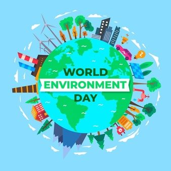 Save Environment, Wild Elephant, World Days, Environment Day, World Environment Day, Our Environment, Adventure Activities, Save The Planet, Flat Design