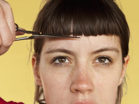 Bad haircuts happen—but you don't have to live with one. Bad Bangs, Terrible Haircuts, Emotionally Stable, Bad Haircut, First Haircut, Street Style Blog, Short Haircut, Haircuts With Bangs, Split Ends