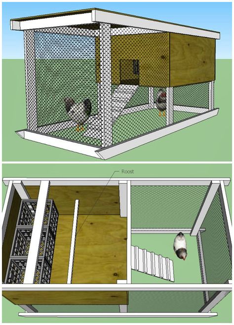 30 Free DIY Chicken Tractor Plans For Homesteaders Diy Chicken Coop Dog Kennel, Diy Chicken Coop Tractor, Diy Chicken Coupe Easy, Diy Small Chicken Tractor, Diy Chicken Coop For 3 Chickens, Diy Chicken Pen Ideas, Diy Coop Cheap, Simple Chicken House Plans, Dog House Chicken Coop Diy