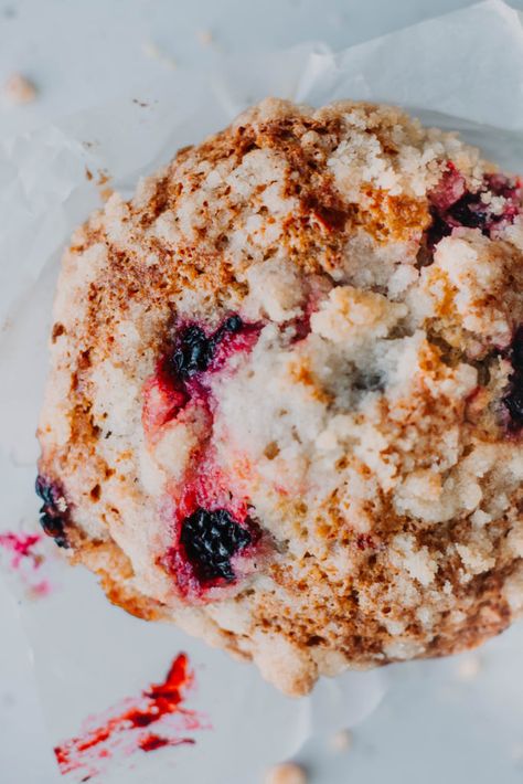 Blackberry Cardamom Crumb Muffins - The Sweet and Simple Kitchen Blackberry Muffins, Blackberry Muffin, Crumb Muffins, Jumbo Muffins, Simple Kitchen, The Sweet, Blackberry, Breakfast Brunch, Call Me