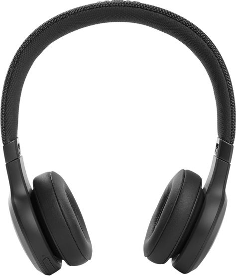 JBL Live460NC Wireless Noise Cancelling On-Ear Headphones Black JBLLIVE460NCBLKAM - Best Buy Leather Headphones, Jbl Headphones, Headphones Black, Best Headphones, Padded Headband, Adjustable Headband, Noise Cancelling Headphones, Black Headphones, Active Noise Cancellation