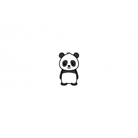 Cute panda cartoon icon | Premium Vector #Freepik #vector #background #logo #baby #nature Cute Panda Drawing, Panda Logo, Clever Logo Design, Cute Panda Cartoon, Panda Cartoon, Panda Drawing, Logo Baby, Apple Logo Wallpaper Iphone, Panda Funny