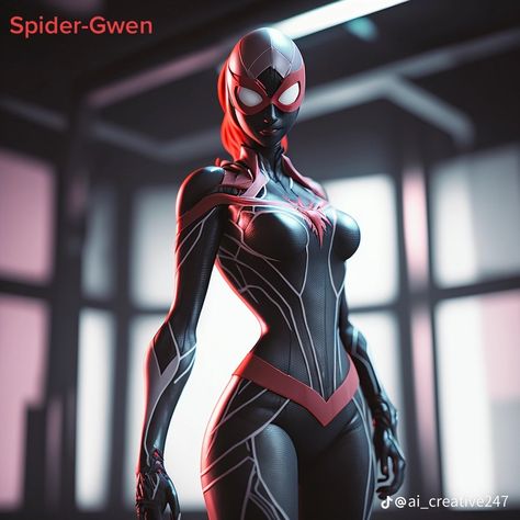 Female Spiderman Suit, Female Spiderman, Spiderman Suit, Spider Suit, Spiderman Characters, Widow Spider, Black Widow Spider, Girl Cartoon Characters, Female Superhero