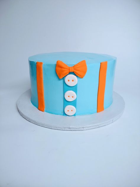 Blippi Bday Cake, Blippi Smash Cake, Simple Blippi Cake, Diy Blippi Cake, Blippi And Meekah Cake, Blippi Cupcake Ideas, Blippi Birthday Cake, Blippi Birthday Party, Blippi Party