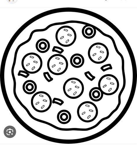 Circle Pizza, Pizza Coloring Page, Whale Coloring Pages, Cute Pizza, Printable Cute, Bear Valentines, Cartoon Coloring Pages, Good Cartoons, Pizza Hut