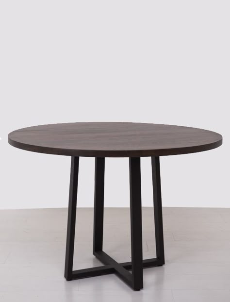 Essentials round table, Uhuru Small Bar Round Table, Table Design Living Room, Industrial Design Living, Table Ideas Living Room, Industrial Design Living Room, Table Industrial Design, Square Living Room Table, Black Living Room Table, Small Living Room Table