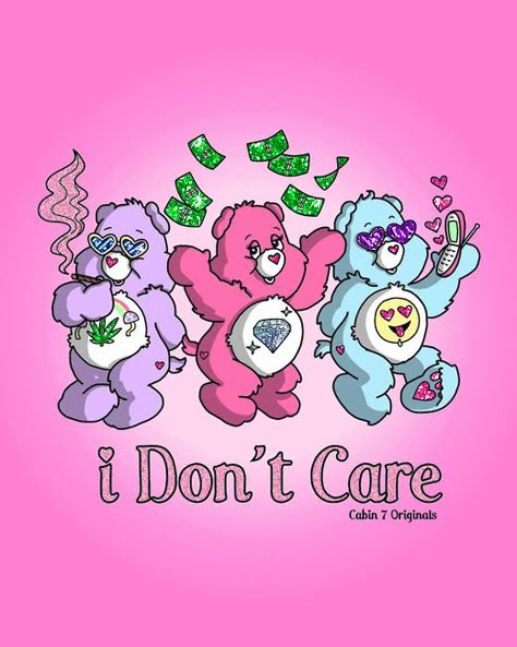 Cabin 7 Originals, Cabin 7, Care Bear Tattoos, Care Bears Vintage, Care Bear Party, Bear Quote, Halloween Wallpaper Cute, Cartoon Crazy, Cartoon Clip