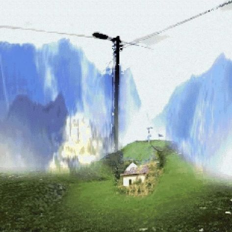 Internet Art, Liminal Space, Power Lines, Dreamcore Weirdcore, Weird Dreams, Glitch Art, Ethereal Art, I Can't Wait, Fantasy Landscape