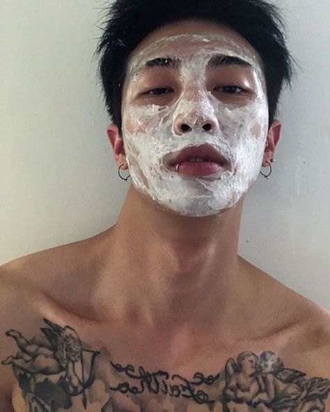 Li Shang Aesthetic, Shang Aesthetic, Men With Tattoos, Ulzzang Cute, Li Shang, Kore Ulzzang, Photographie Portrait Inspiration, Asian Guys, Handsome Asian Men