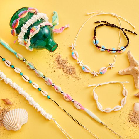 Whether you're hanging out on the beach or in your bedroom, this shell jewelry is giving us major spring break vibes! ☀️ #ItsAtClaires Sequin Dress Outfit, Tropical Jewelry, Baby Animals Super Cute, Barbie Princess, Jewelry Photography, Shell Jewelry, Jewelry Inspo, Spring Break, Pretty Wallpapers