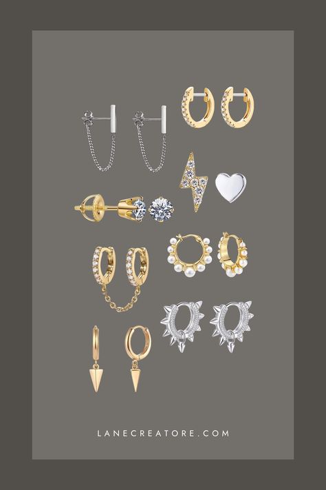 Want the understated elegance of Maria Tash jewelry without the luxury prices? This article is for you. Read on for the best Maria Tash dupes on Amazon! The post Look For Less: 9+ Maria Tash Inspired Earrings appeared first on Lane Creatore. Maria Tash Piercing Ideas, Maria Tash Earrings, Tiny Heart Earrings, Maria Tash, Types Of Piercings, Jewelry Design Inspiration, Luxury Earrings, Spike Earrings, Dainty Studs