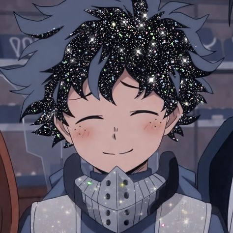 Glitter Anime Pfp, Glitter Pfp, 2020 Pfp, 2020 Anime, Anime Glitter, Deku Boku No Hero, Anime Devil, Academia Wallpaper, Glitter Icons