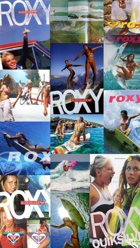 will forever be jealous of roxy girls #surf #surferaesthetic #surfergirl #roxy #bluecrush #vintage #90saesthetic #wallpaper #background Surfer Aesthetic, Surf Aesthetic, Surf Poster, 90’s Aesthetic, Roxy Girls, Blue Crush, Vintage Surf, Leaf Background, Summer Wallpaper