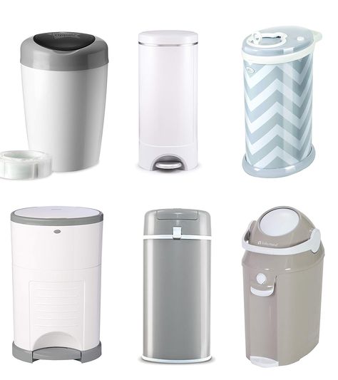 Nursery Trash Can, Diaper Pail Nursery, Diaper Trash Can, Amelie Room, Diaper Pails, Cottage Nursery, Diaper Liners, Registry Ideas, Diaper Changing Station