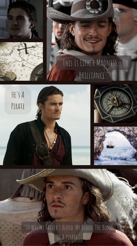 Will Turner Wallpaper, Will And Elizabeth, Twilight Funny, Elizabeth Turner, William Turner, Captain Jack Sparrow, Pirate Life, Orlando Bloom, Captain Jack