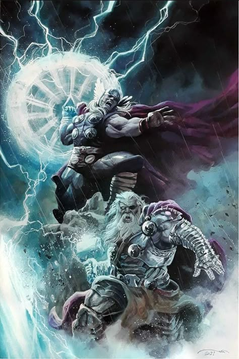 Thor Comic Art, Disneysea Tokyo, Arte Viking, Thor Art, Thor God Of Thunder, Thor God, Thor Comic, Odin Thor, Thor Marvel