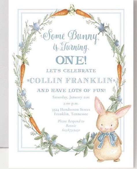 Bunny Theme, First Birthday Boy, Boys 1st Birthday Party Ideas, Boy First Birthday, 1st Boy Birthday, Peter Rabbit, Birthday Boy, 1st Bday, Lets Celebrate