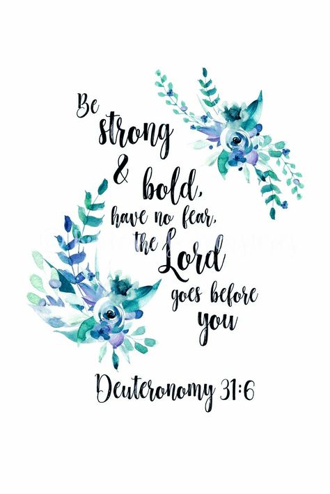 Deuteronomy 31 6, Deuteronomy 31, Heart Warming Quotes, Christian Verses, Ayat Alkitab, No Fear, Favorite Bible Verses, Bible Verse Wallpaper, Inspirational Bible Verses