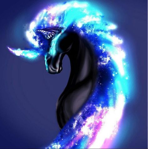 Galaxy Horse, Blue Roan Horse, Roan Horse, Water Spirits