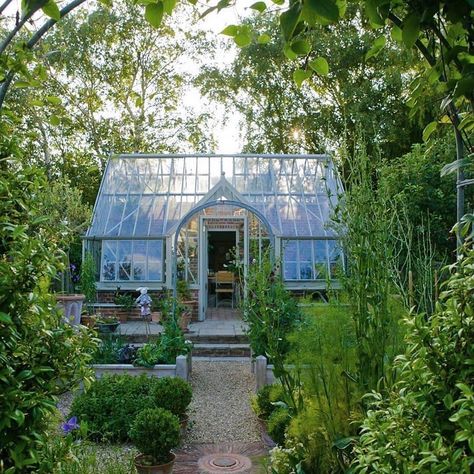 Plants heaven English Cottage Greenhouse, Dreamy Backyard, Formal Garden Design, Garden Goals, Topiary Garden, Massage Business, Wooden Greenhouses, Areas Verdes, Greenhouse Ideas