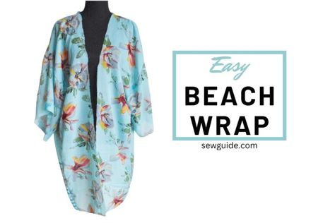 Free Beach Cover Up Patterns : 2 easy tutorials - SewGuide Swimsuit Coverups Sewing Pattern, Kimono Beach Cover Up Diy Sewing Patterns, Swimsuit Coverups Diy, Beach Kimono Pattern, Diy Beachwear, Diy Swim Cover Up, Waterfall Jacket Pattern, Sew Swimsuit, Diy Coverup