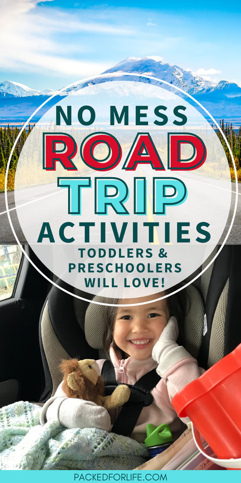 Young preschooler in car seat smiling with roa dtirp activities. Travel Hacks With Toddlers, Road Trip Hacks For Toddlers, Long Car Trips With Kids, Kids Road Trip Ideas Long Car Rides, Road Trip Kids Activities, Car Trip Ideas For Kids, Road Trip With Toddler, Long Road Trip Essentials, Toddler Road Trip Activities