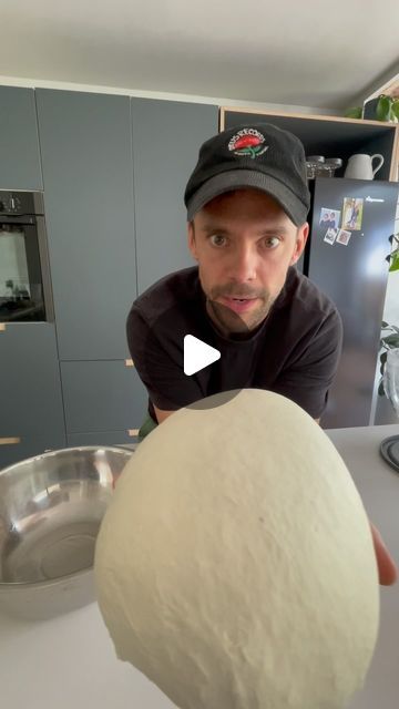 Easiest Pizza Dough Recipe, No Knead Pizza Dough Recipe, Pizza Dough Recipe Videos, How To Make Pizza Dough, Kitchenaid Pizza Dough, Wood Fired Pizza Dough Recipe, Flatbread Pizza Dough, Overnight Pizza Dough, Simple Pizza Dough