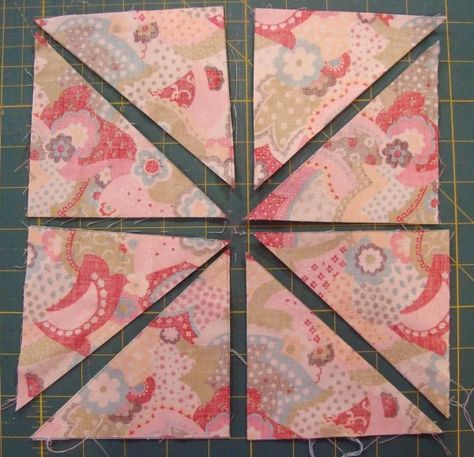 8 Half Square Triangles at Once Tutorial - Patchwork Posse