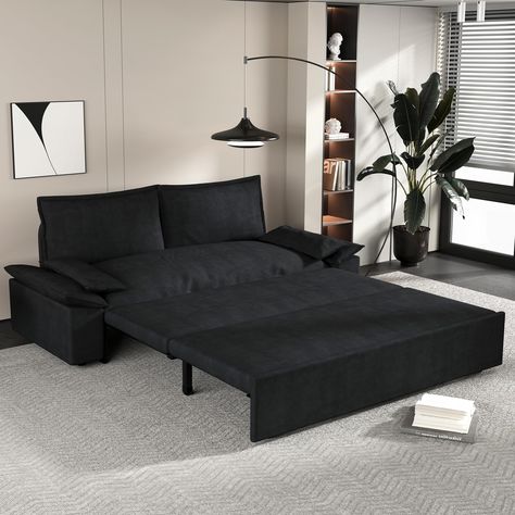 PRICES MAY VARY. 【3 in 1 Pull Out Sofa Bed】The multifunctional sleeper sofa can be easily converted into a loveseat, chaise or sofa bed to meet your various needs. The queen-size design brings more comfort. 【Superior Build】The couch bed with premium quality steel tubing, double reinforcements, and stabilizing legs sturdily, the steel folding cot maintains balance without worrying about toppling over. 【Comfortable Loveseat Sofa】The loveseat recliner comes with two pillows, breathable velvet fabri Bed Setup, Loveseat Sofa Bed, Pull Out Sofa Bed, Loveseat Sleeper, Pull Out Sofa, Velvet Loveseat, Small Apartment Living Room, Couch And Loveseat, Pull Out Bed