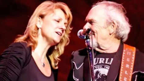 Merle Haggard & His Wife’s Impromptu ‘Jackson’ Duet Will Melt Your Heart | Country Music Videos Merle Haggard Sons, Merle Haggard Songs, Johnny Cash And June Carter, Johnny Cash And June, Country Music Lyrics Quotes, June Carter, Old Country Music, Johnny And June, Country Girl Problems