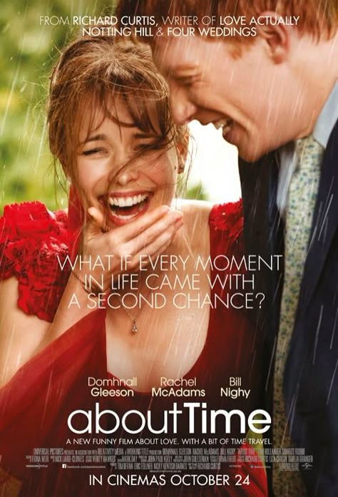 About Time 2013, Film Romance, Tam Film, Geena Davis, Thelma Louise, Movies Worth Watching, Meg Ryan, Bridget Jones, See Movie