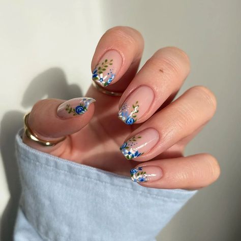 Colorful Nails, Cute Gel Nails, Spring Nail, Dream Nails, Pretty Acrylic Nails, Floral Nails, Chic Nails, Short Acrylic Nails, Nail Arts