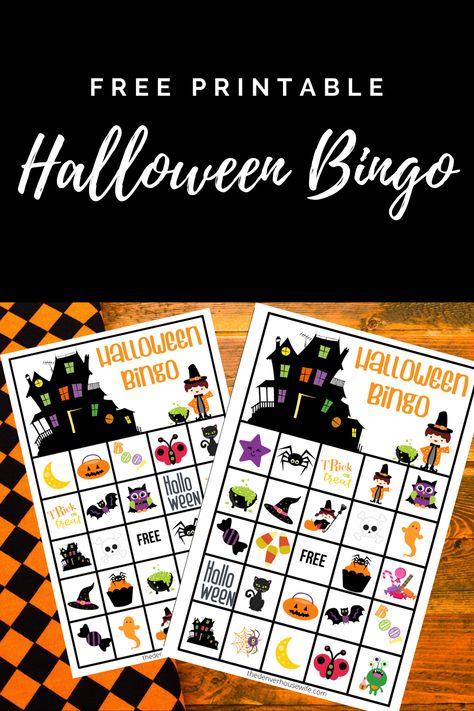 Halloween Bingo Printable, Halloween Bingo Cards, Fun Halloween Party Games, Halloween Photo Booth, Printable Games For Kids, Bingo Set, Halloween Bingo, Image Halloween, Bingo Card