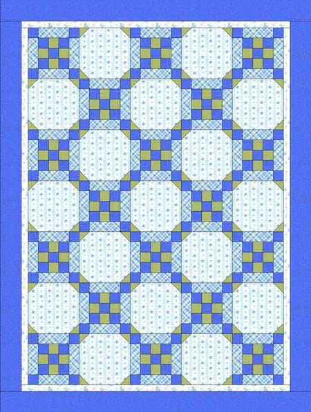 Sewing Quilts, Irish Chain Quilt, 9 Patch Quilt, Doll Quilts, White Quilts, Nine Patch Quilt, Baby Quilt Pattern, Easy Quilt, Baby Quilt Patterns