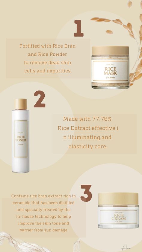 Trabsfrom your skin, with South Korea's famous Skincare, and achieve that youthful skin links: [I'M FROM] Rice Mask https://amzn.to/3zjb6qY [I'm from] Rice Cream https://amzn.to/3JYOFMO [I'm From] Rice Toner https://amzn.to/40KGpqZ I’m From Skincare, Rice Cream For Skin, Korean Rice Skin Care, I'm From Skincare, Im From Skincare, I'm From Rice Toner, Rice Cream For Face, Rice Moisturizer, Im From Rice