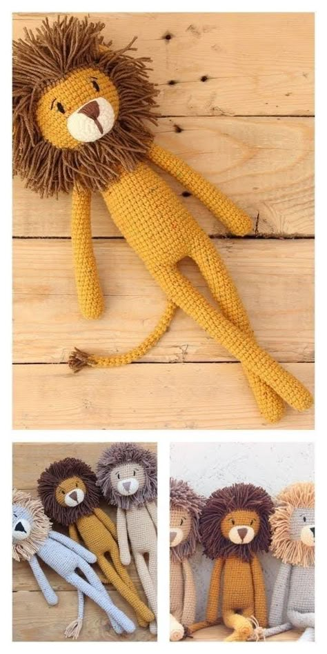 Worsted Weight Amigurumi, Amurigumi Crochet, Knit Amigurumi Free Patterns, Free Pattern Crochet Amigurumi, Crochet Amigurumi Free Patterns Animals, Crochet Free Patterns Amigurumi, Amigurumi Pattern Free, Lion Amigurumi, Amigurumi Today