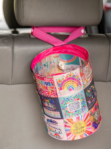 Car Trash Can, Girly Car Accessories, Girly Car, Trash Can For Car, Cute Car Accessories, Car Trash, Car Air Fresheners, Trash Bag, Car Magnets