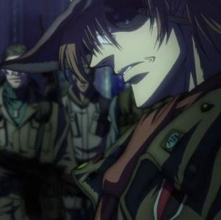 Hellsing Hellsing Ultimate Pip Bernadotte, Bernadotte X Seras, Alucard Matching Pfp, Hellsing Matching Icons, Pip Hellsing, Hellsing Matching Pfp, Hellsing Ultimate Characters, Police Girl, Hellsing Ultimate Anime