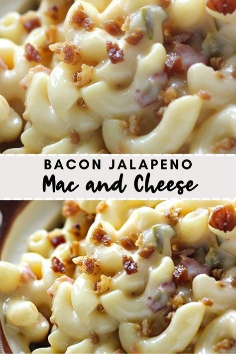 Jalapeños Mac And Cheese, Jalepeno Popper Mac And Cheese Recipe, Jalapeno Cheddar Mac And Cheese, Jalapeño Bacon Mac And Cheese, Creamy Baked Pasta, Jalepeno Baked Mac And Cheese, Bacon Jalapeno Mac And Cheese, Bacon Mac And Cheese Recipe, Beef Mac And Cheese