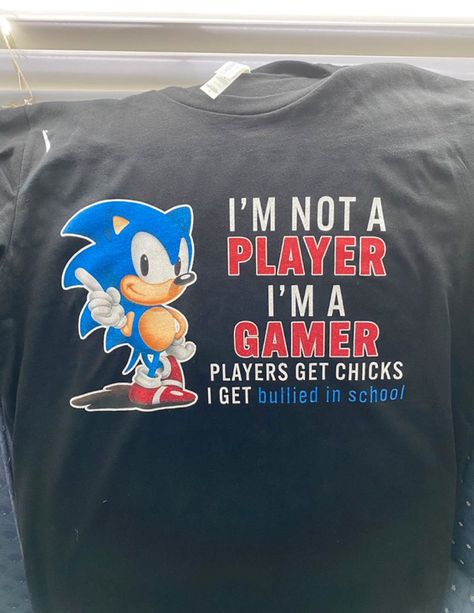 Sonic Meme, Silly Clothes, Silly Shirt, Funky Shirts, Weird Shirts, Funny Outfits, Clothes Outfits, Swaggy Outfits, Gaming Clothes