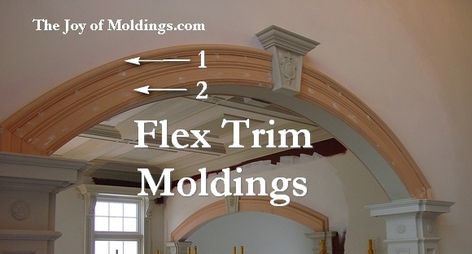 How to Build ARCHWAY-101 Part 2: Materials Inventory $594.26 – The Joy of Moldings Doorway Molding, Archway Molding, Lumber Yard, Arch Doorway, Arched Eyebrows, Diy Accent Wall, Painted Doors, Moldings And Trim, Lumber