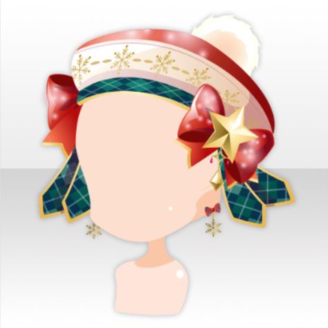 Christmas Present Ribbon, Tutorial Clothes, Star Piercing, Christmas Poses, Base Anime, Snow Crystal, Lace Accessories, Holiday Icon, Anime Decor