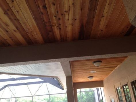 ceidat tongue and groove ceiling colors - Yahoo Search Results Ceiling Colors, Cedar Ceiling, Stained Cedar, Groove Ceiling, Tongue And Groove Ceiling, Colored Ceiling, Tongue And Groove, Yahoo Search, Mom And Dad